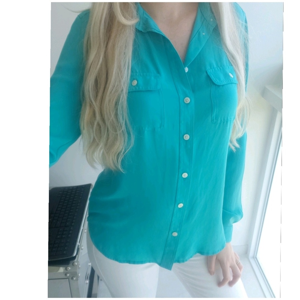 Loft Blouse/ Button Down - image 1